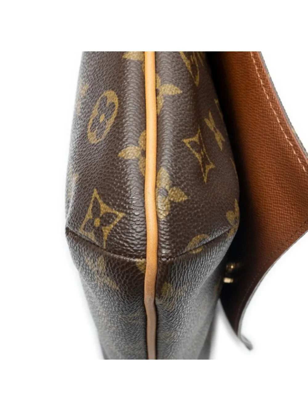 Louis Vuitton Musette Tango Brown Monogram Canvas Crossbody